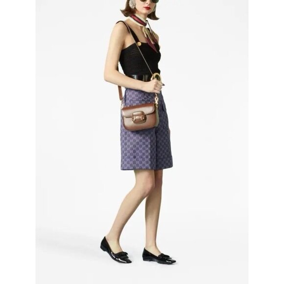 NWT GUCCI Crochet-Knit Sleeveless Crop Top Sz L Black 100% Authentic - Picture 2 of 10